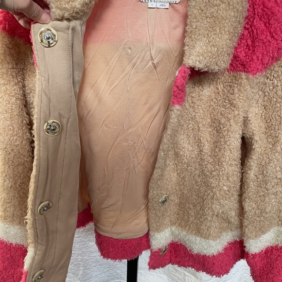 Anthropology colorblock Sherpa jacket - Picture 4 of 11